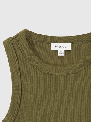 Dark Olive|Good Earth Cotton® Tanks – Sustainable Cotton Tanks|Dark Olive