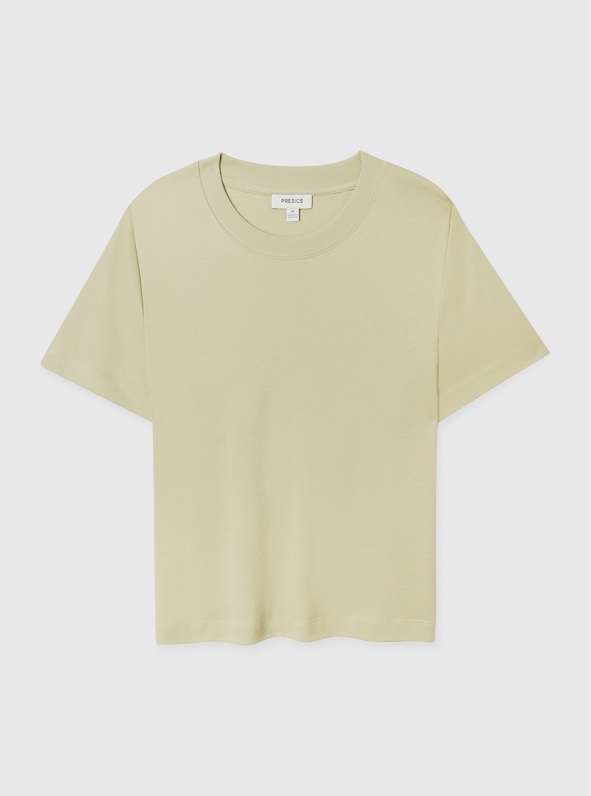 Sage Green|Good Earth Cotton® Box Cut Tee – Sustainable Cotton T-shirt|Sage Green