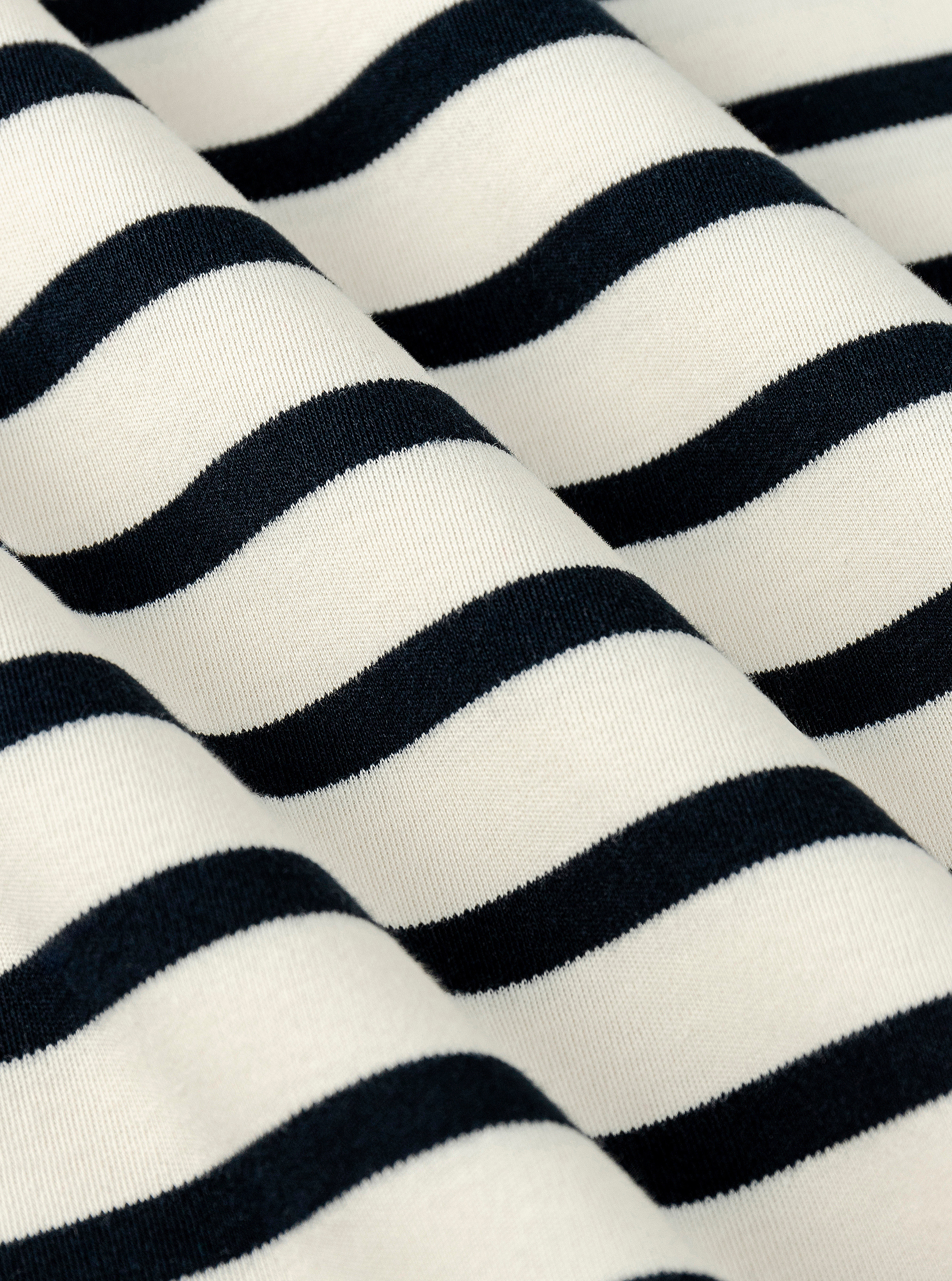 Stripe White/Navy