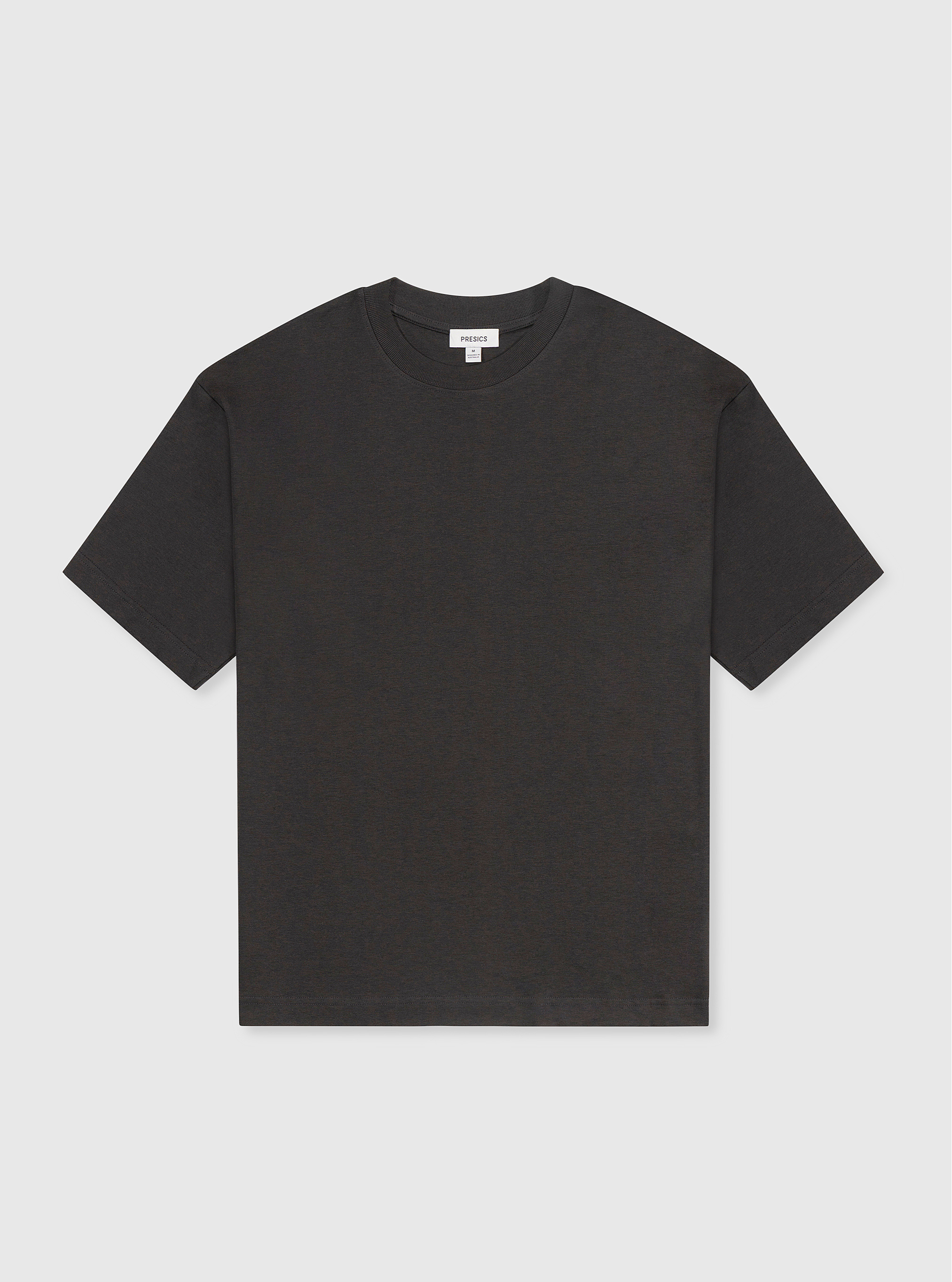 Charcoal|Good Earth Cotton® Oversized Tee – Sustainable Cotton T-shirt|Charcoal