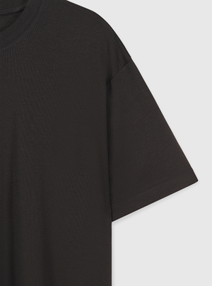Charcoal|Good Earth Cotton® Oversized Tee – Sustainable Cotton T-shirt|Charcoal